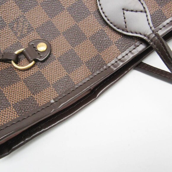 LOUIS VUITTON Brown Damier Neverfull MM Tote Bag - Picture 11 of 16